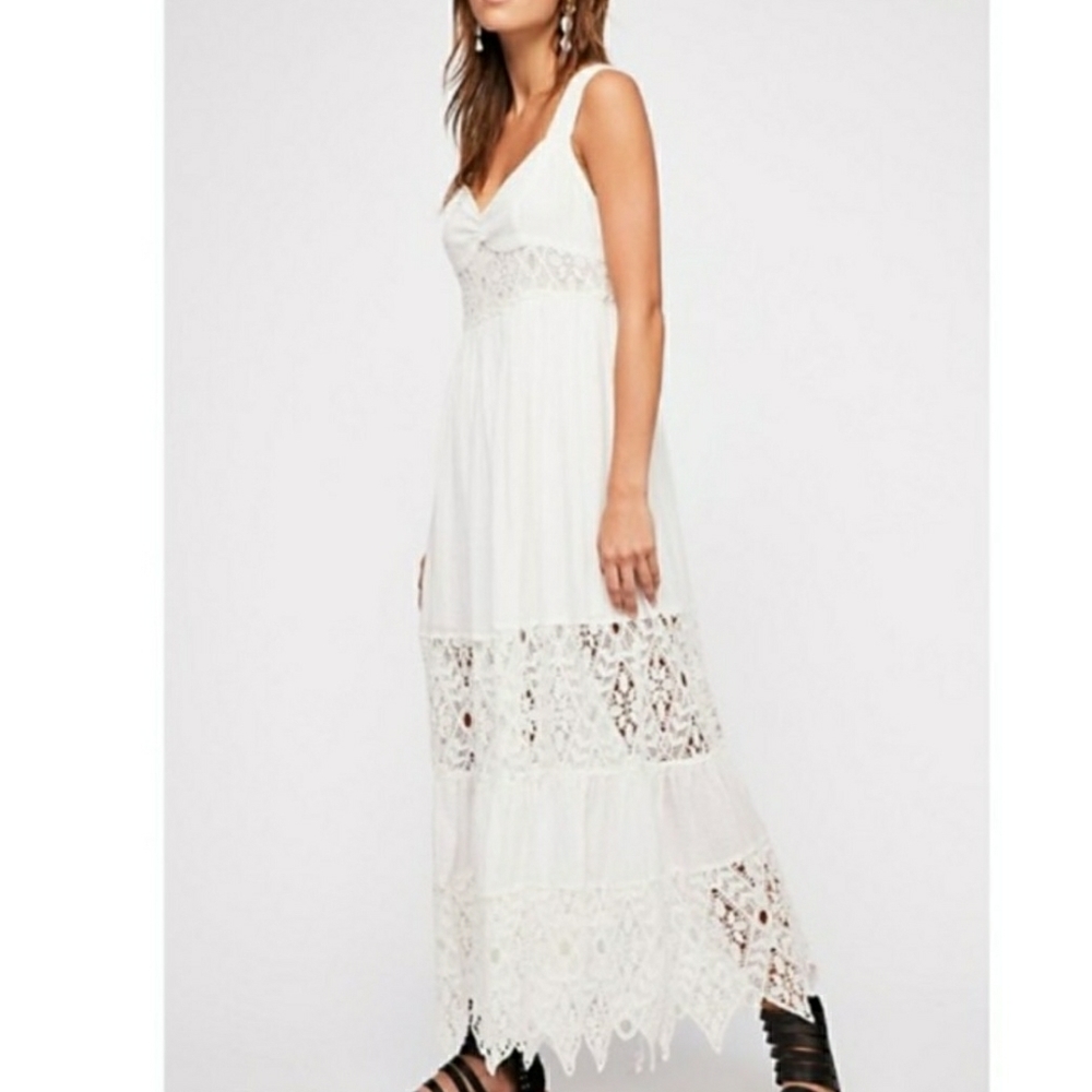 🌼 Free People NWOT "caught your eye" maxi dress - Picture 7 of 15